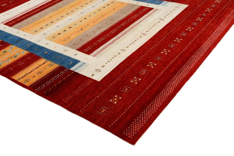 Gabbeh-tæppe - Loribaft Indus - 349 x 248 cm - flerfarvet
