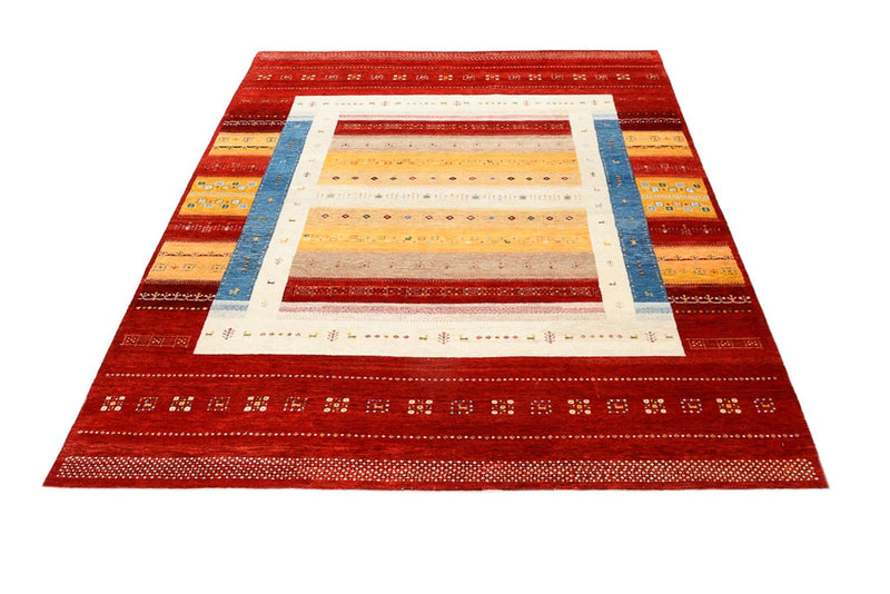 Gabbeh-tæppe - Loribaft Indus - 244 x 173 cm - flerfarvet