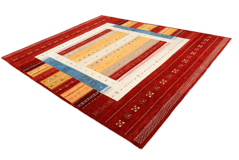 Gabbeh-tæppe - Loribaft Indus - 244 x 173 cm - flerfarvet