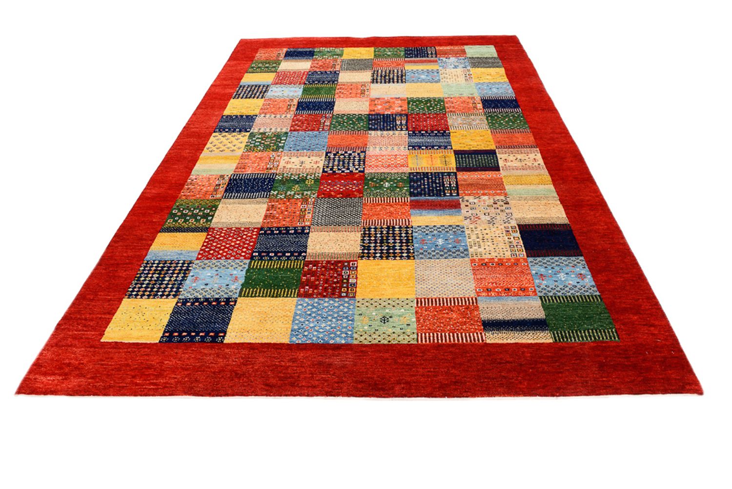 Gabbeh-tæppe - Loribaft Indus - 302 x 200 cm - flerfarvet