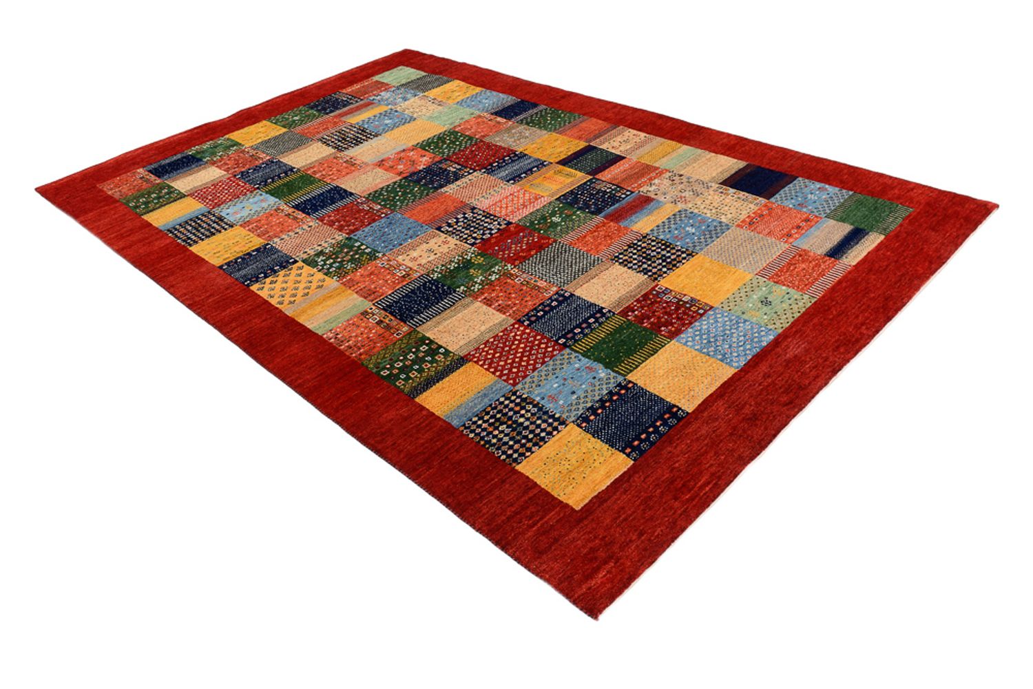 Gabbeh-tæppe - Loribaft Indus - 302 x 200 cm - flerfarvet