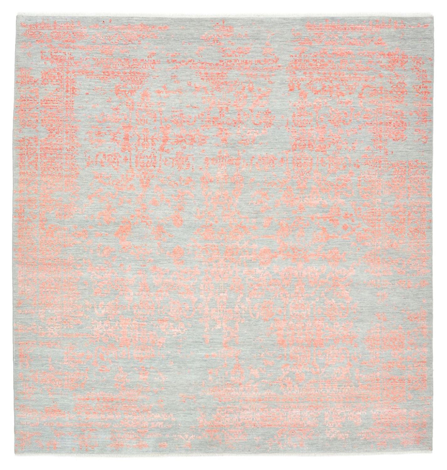 Designer tæppe firkantet  - 255 x 248 cm - orange