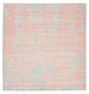 Designer tæppe firkantet  - 255 x 248 cm - orange