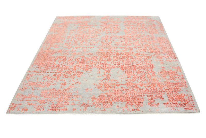 Designer tæppe firkantet  - 255 x 248 cm - orange