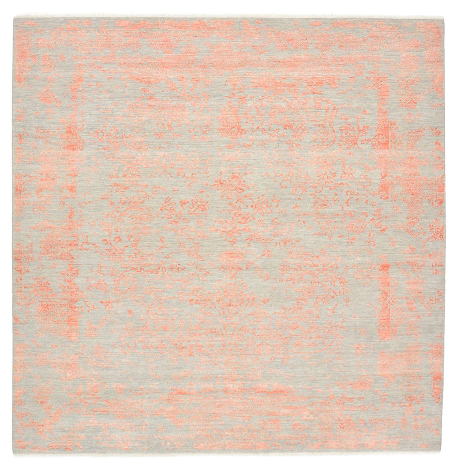 Designer tæppe firkantet  - 251 x 251 cm - orange