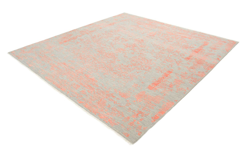 Designer tæppe firkantet  - 251 x 251 cm - orange