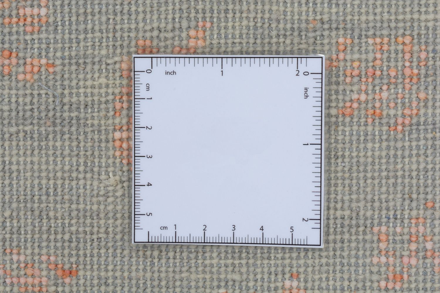 Designer tæppe firkantet  - 251 x 251 cm - orange