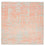 Designer tæppe firkantet  - 254 x 251 cm - orange