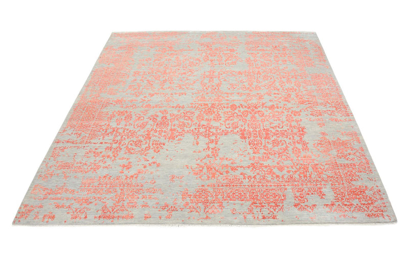 Designer tæppe firkantet  - 254 x 251 cm - orange