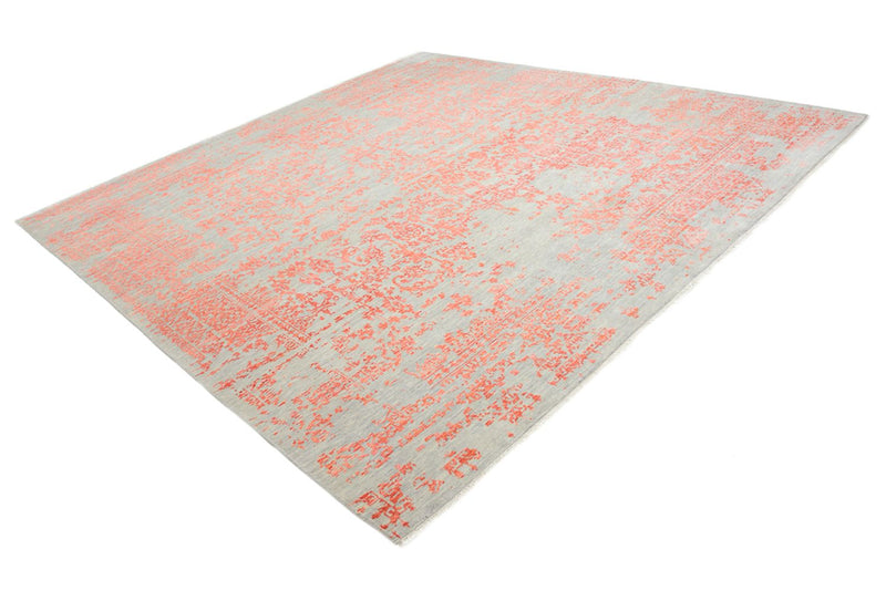 Designer tæppe firkantet  - 254 x 251 cm - orange