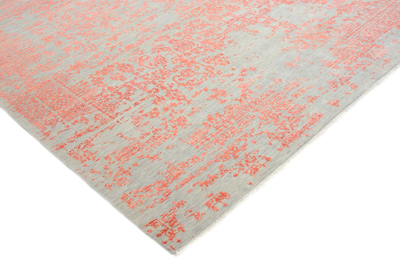 Designer tæppe firkantet  - 254 x 251 cm - orange