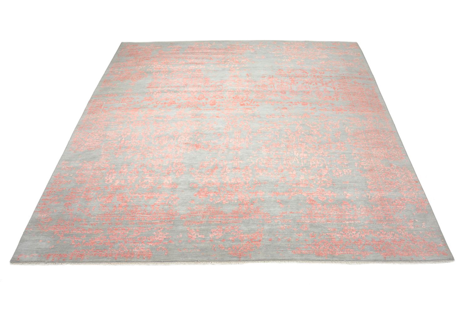 Designer tæppe firkantet  - 254 x 251 cm - orange