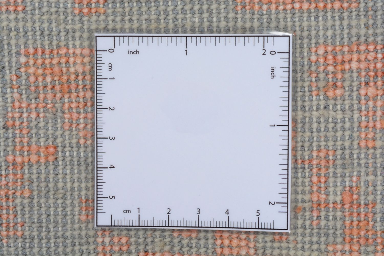 Designer tæppe firkantet  - 254 x 251 cm - orange