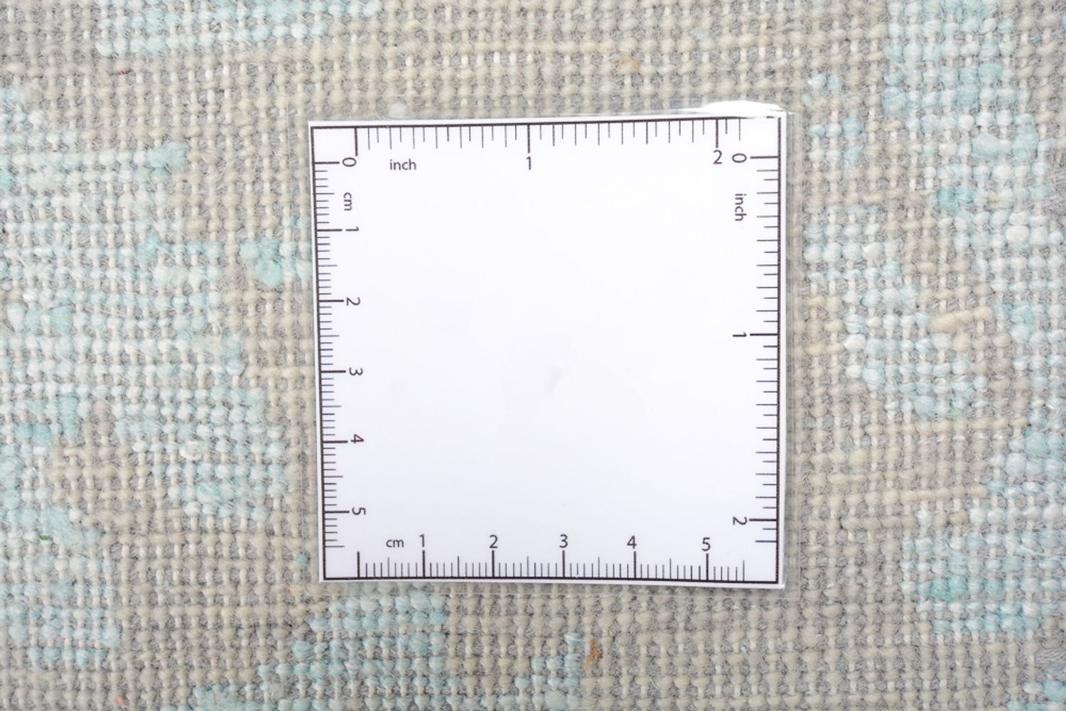 Designer tæppe firkantet  - 309 x 301 cm - lyseblå