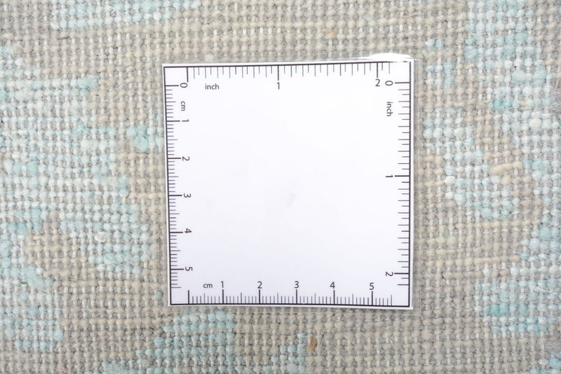 Designer tæppe firkantet  - 309 x 301 cm - lyseblå