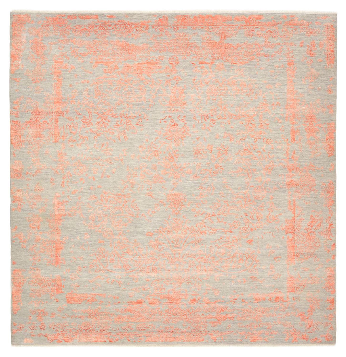 Designer tæppe firkantet  - 304 x 303 cm - orange