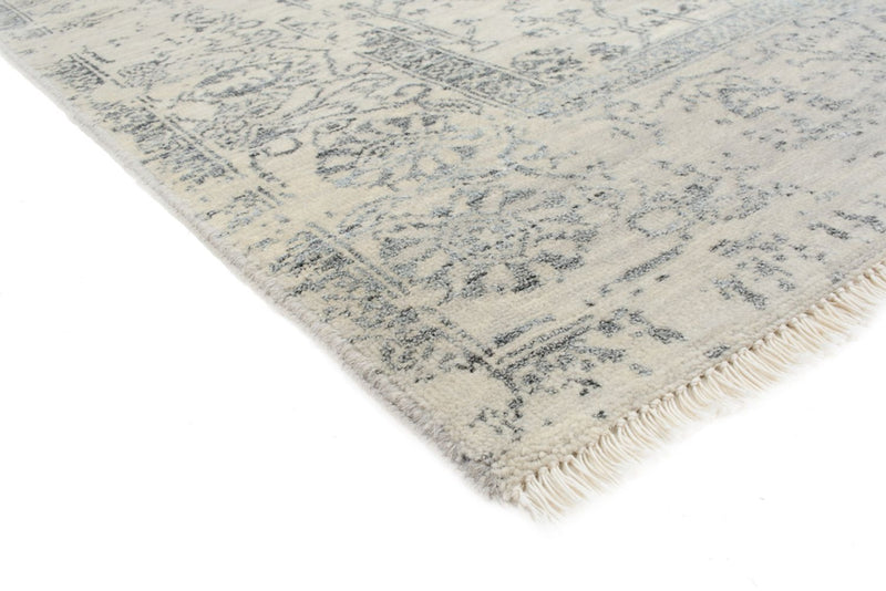 Designer tæppe - 186 x 124 cm - lysegrå