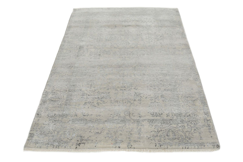 Designer tæppe - 186 x 124 cm - lysegrå
