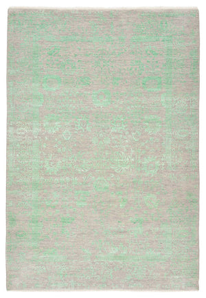 Designer tæppe - 244 x 171 cm - lysegrøn