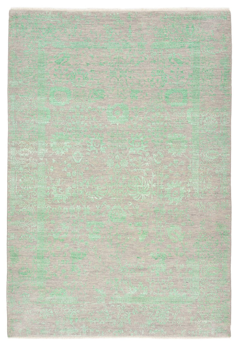 Designer tæppe - 244 x 171 cm - lysegrøn