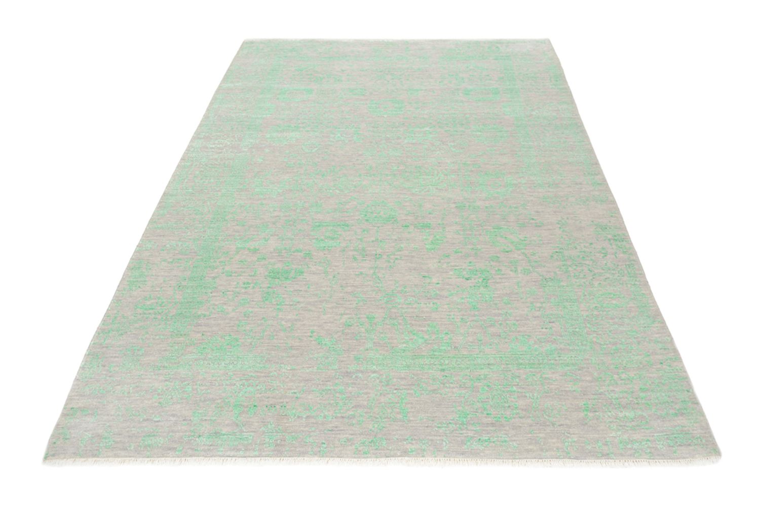 Designer tæppe - 244 x 171 cm - lysegrøn