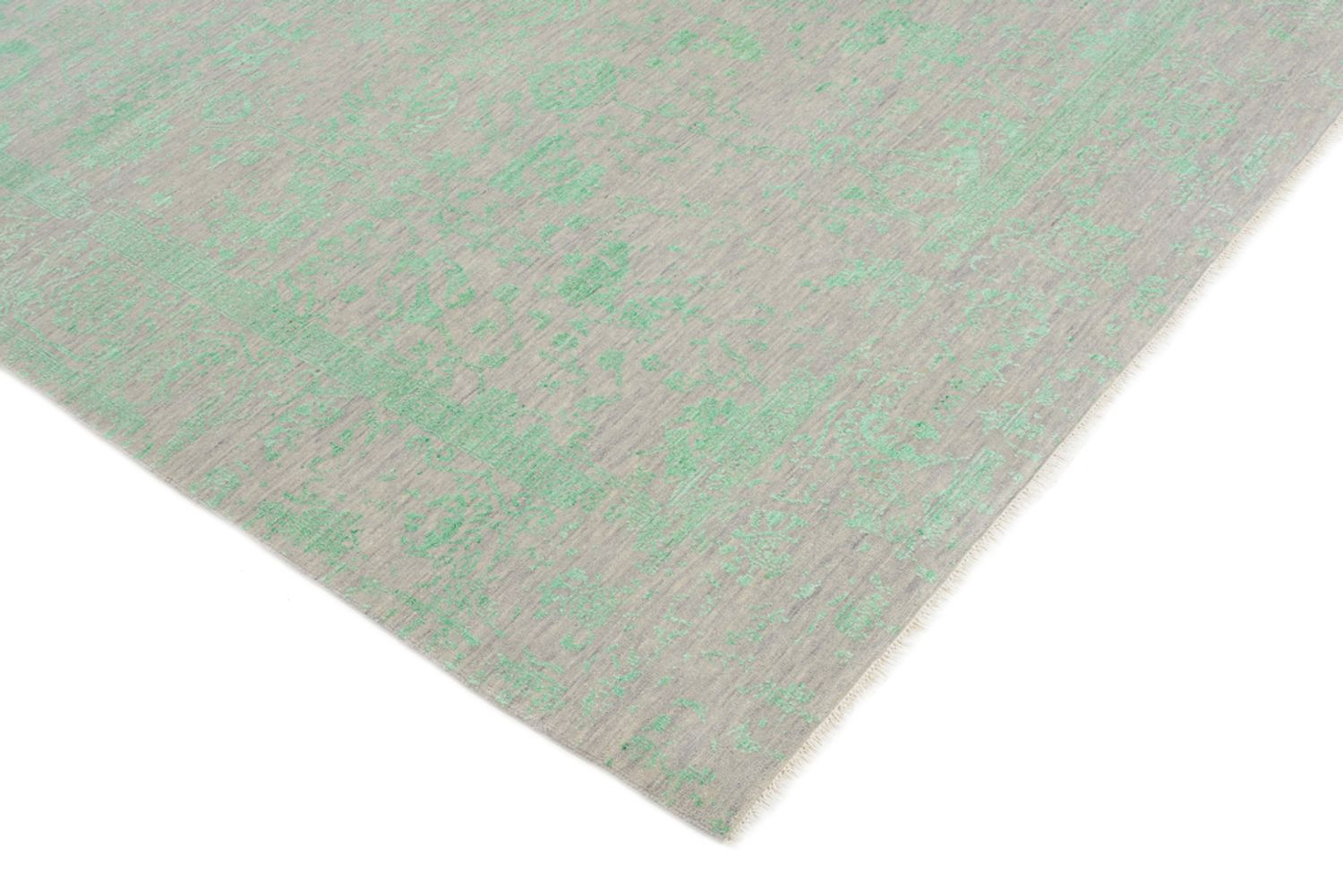 Designer tæppe - 244 x 171 cm - lysegrøn