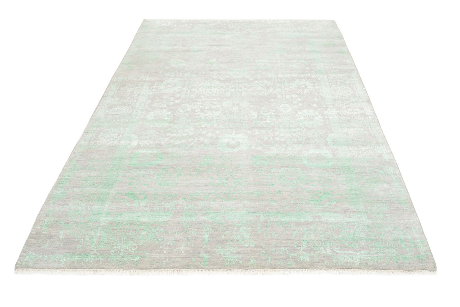 Designer tæppe - 244 x 171 cm - lysegrøn