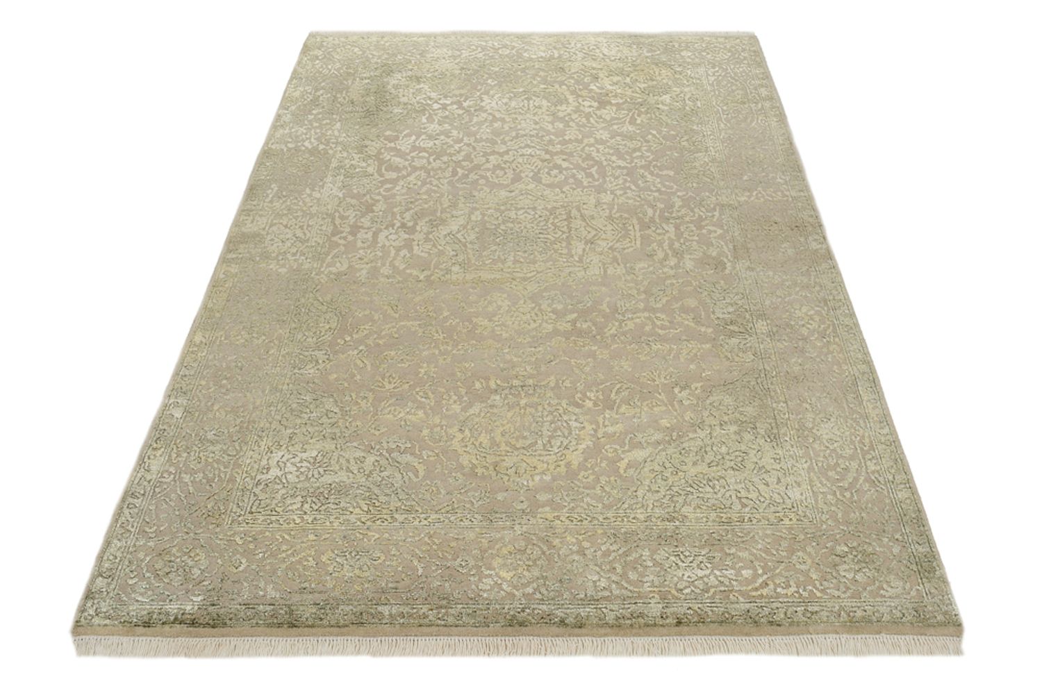 Designer tæppe - 199 x 139 cm - sand
