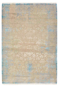 Designer tæppe - 186 x 129 cm - lys beige