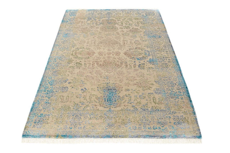 Designer tæppe - 186 x 129 cm - lys beige