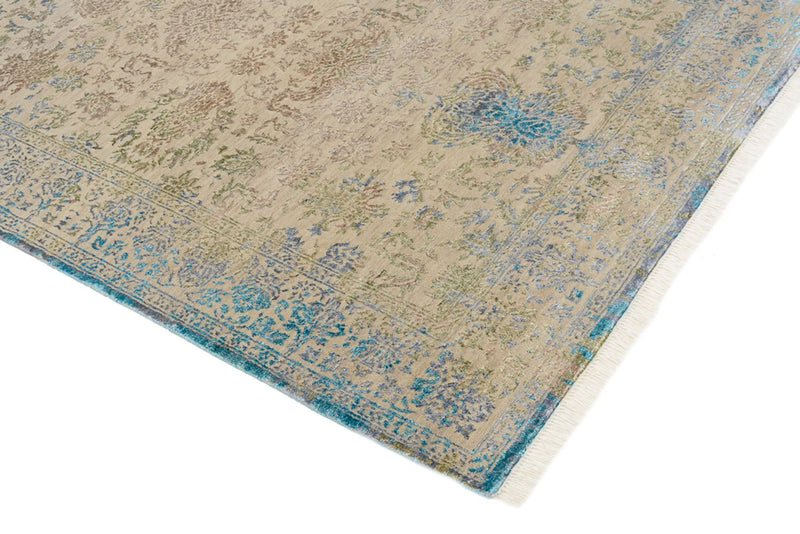 Designer tæppe - 186 x 129 cm - lys beige