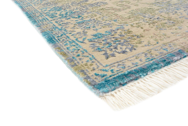 Designer tæppe - 186 x 129 cm - lys beige