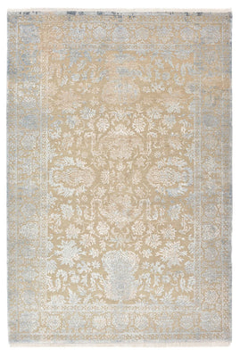 Designer tæppe - 243 x 166 cm - lys beige