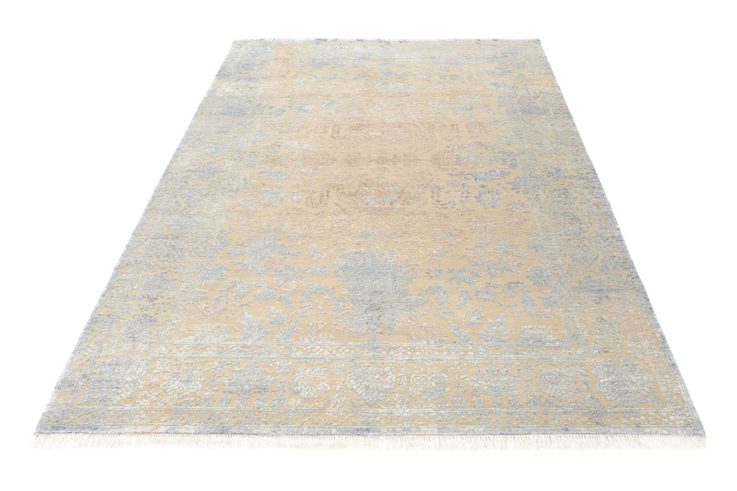 Designer tæppe - 243 x 166 cm - lys beige