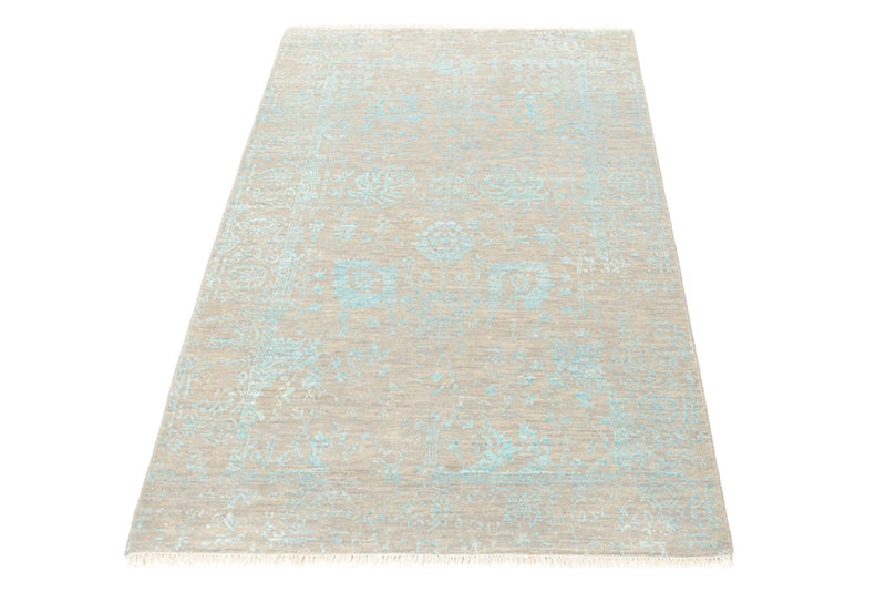 Designer tæppe - 154 x 101 cm - lys beige