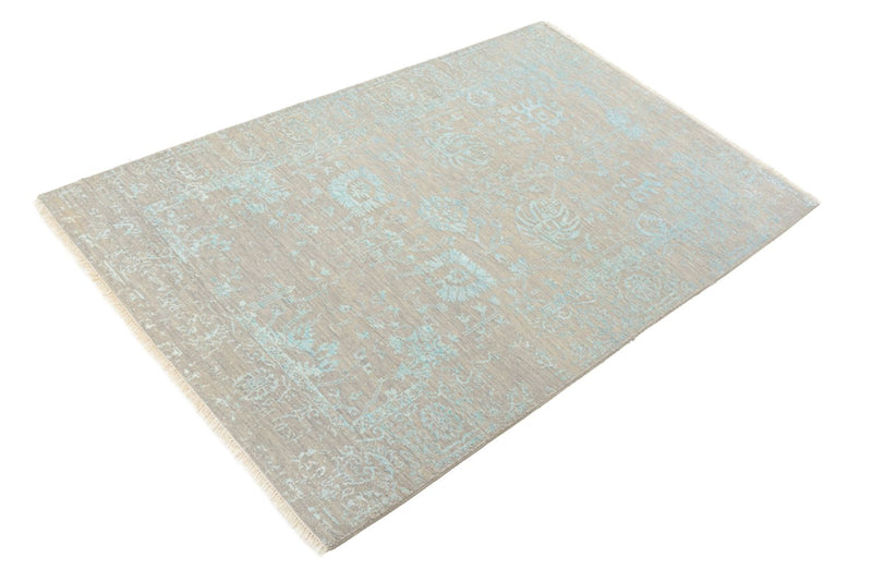 Designer tæppe - 154 x 101 cm - lys beige
