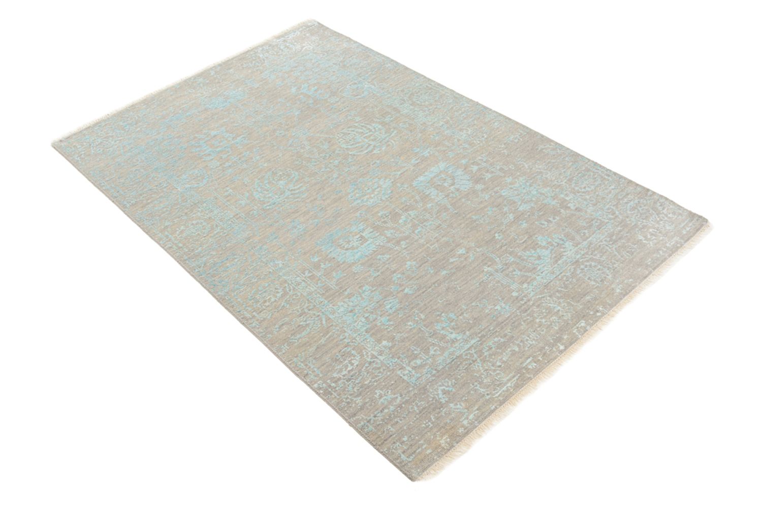 Designer tæppe - 154 x 101 cm - lys beige