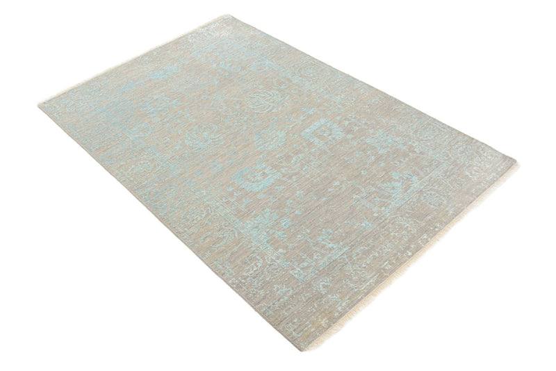 Designer tæppe - 154 x 101 cm - lys beige