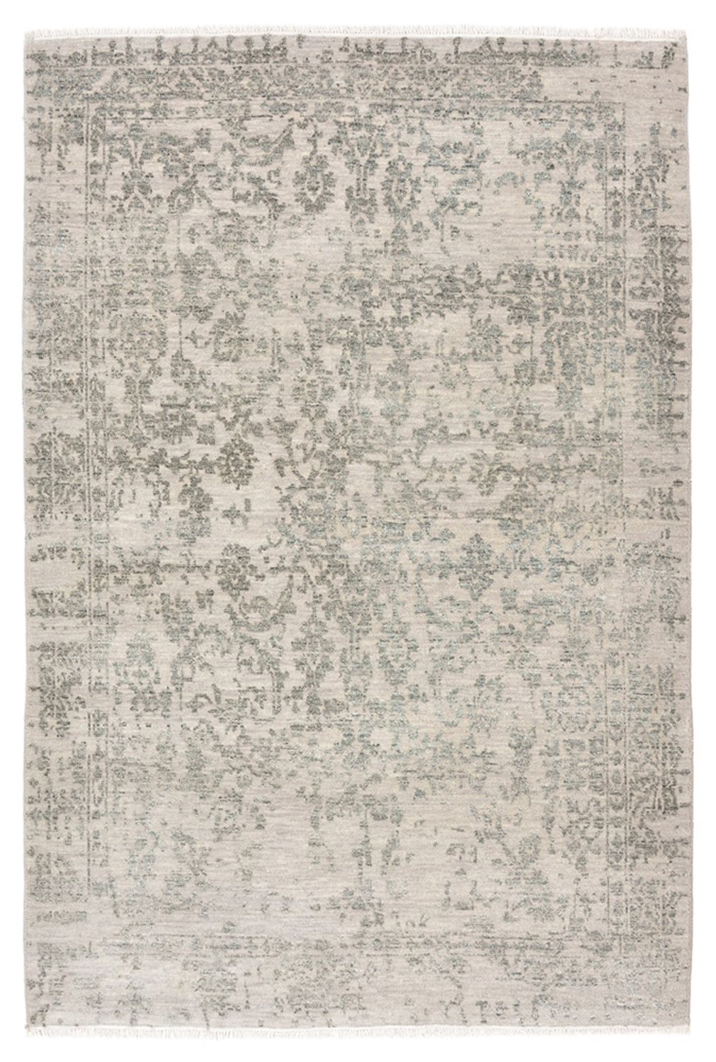 Designer tæppe - 179 x 123 cm - grå