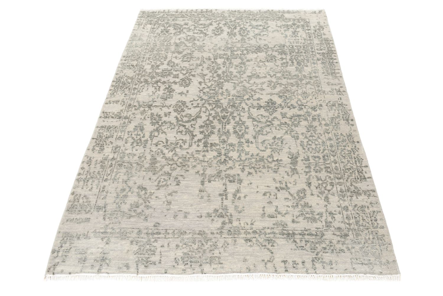 Designer tæppe - 179 x 123 cm - grå