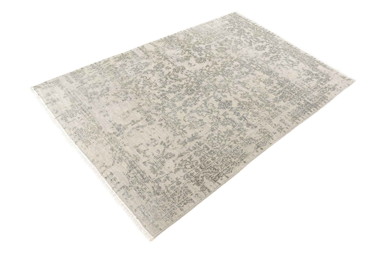 Designer tæppe - 179 x 123 cm - grå