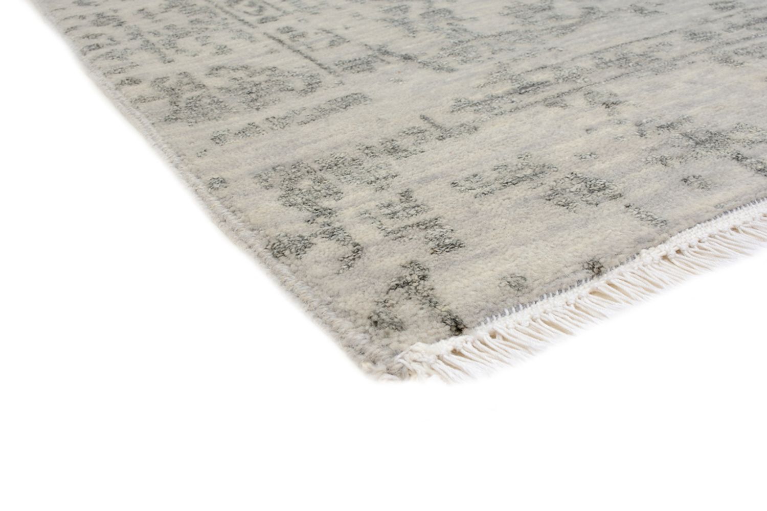 Designer tæppe - 179 x 123 cm - grå