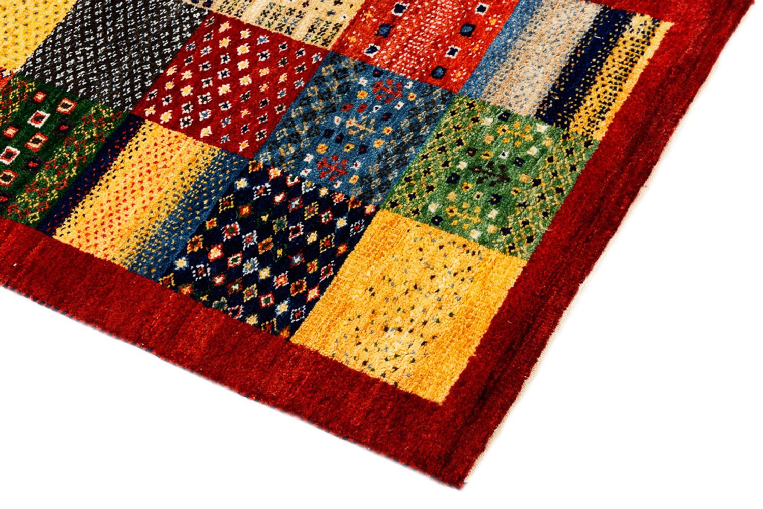 Gabbeh-tæppe - Loribaft Indus - 89 x 64 cm - flerfarvet
