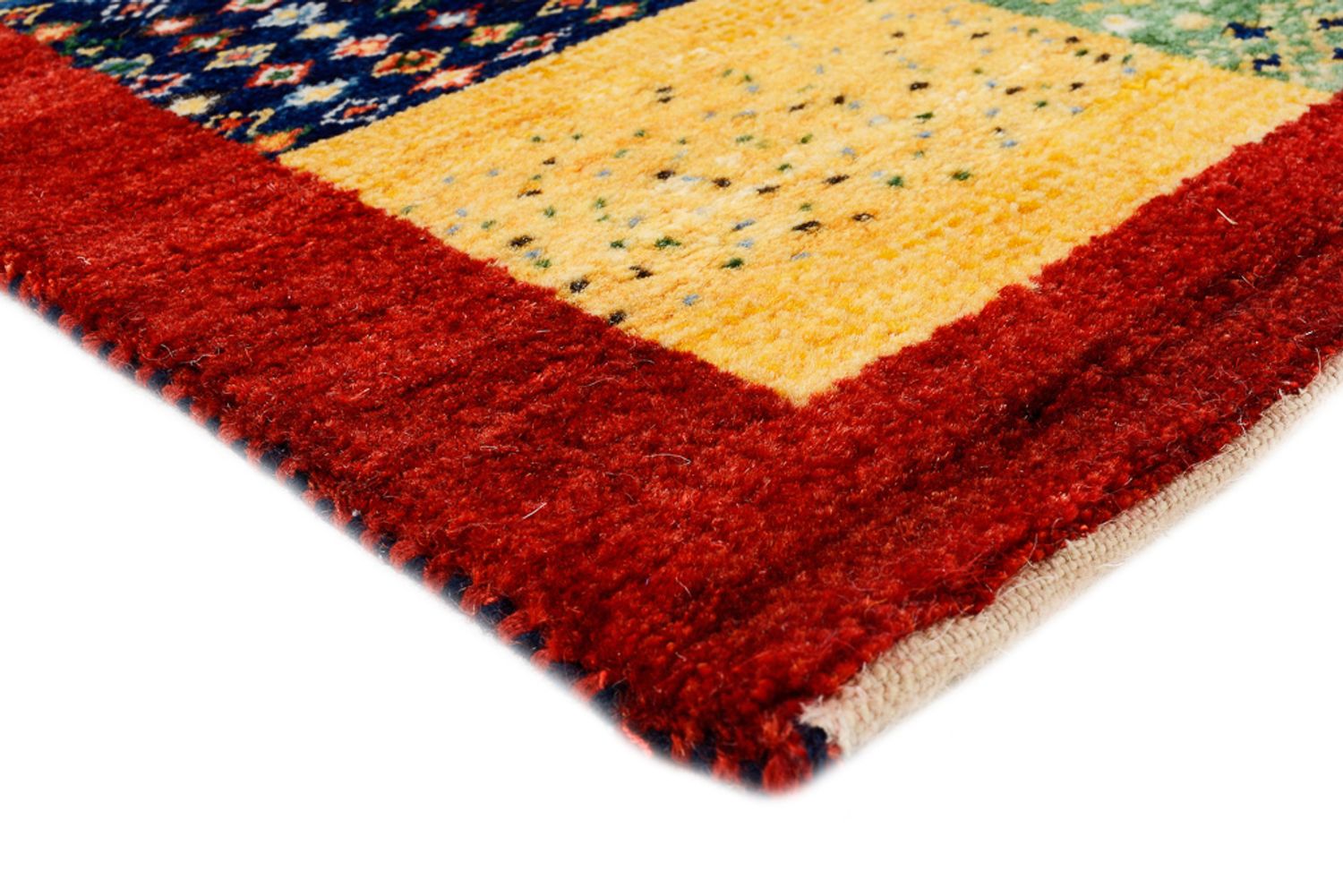 Gabbeh-tæppe - Loribaft Indus - 89 x 64 cm - flerfarvet