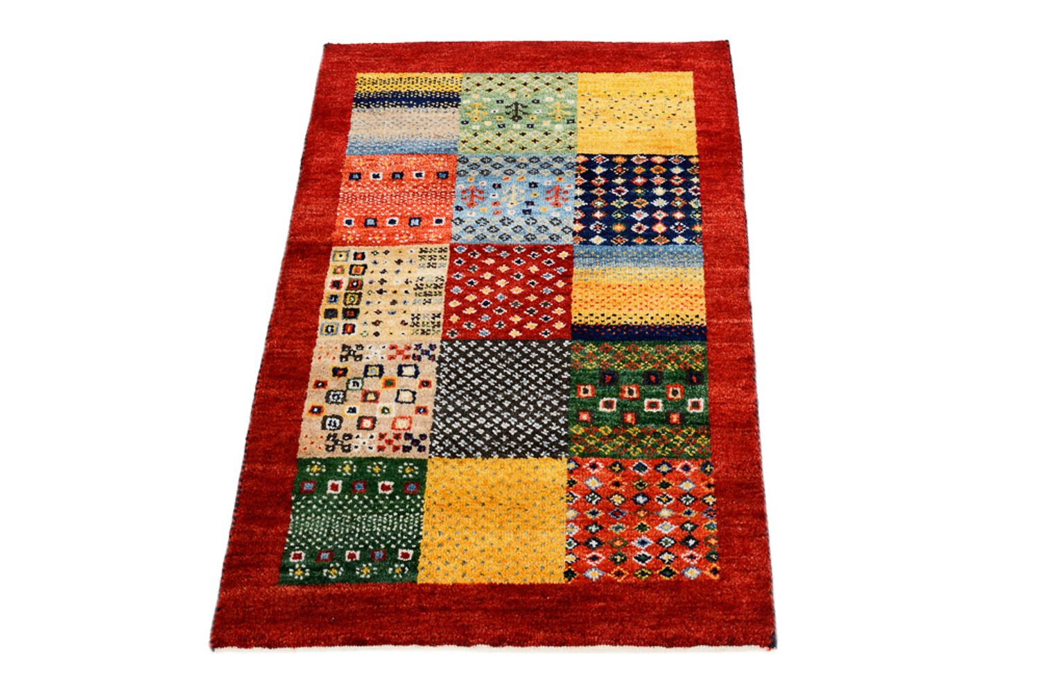 Gabbeh-tæppe - Loribaft Indus - 89 x 64 cm - flerfarvet