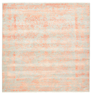 Designer tæppe firkantet  - 200 x 199 cm - lysegrå