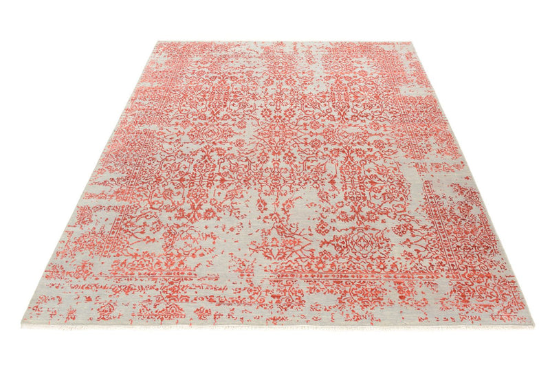 Designer tæppe - 297 x 245 cm - lysrød