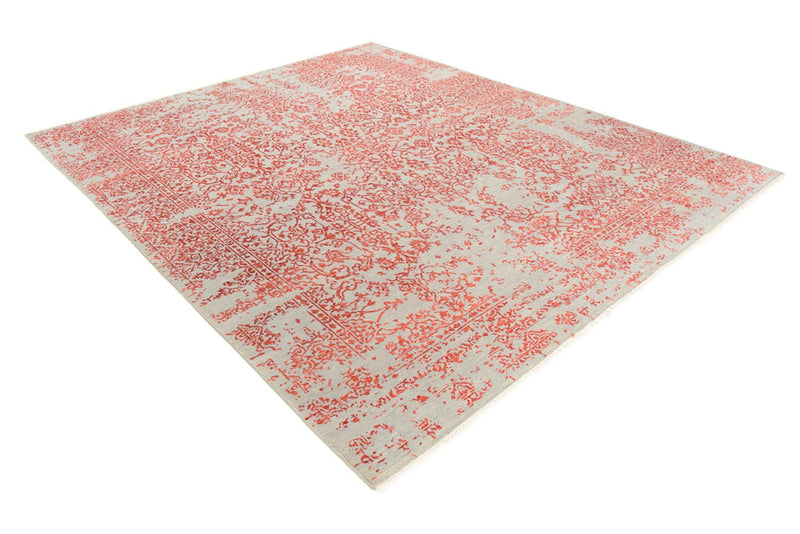 Designer tæppe - 297 x 245 cm - lysrød