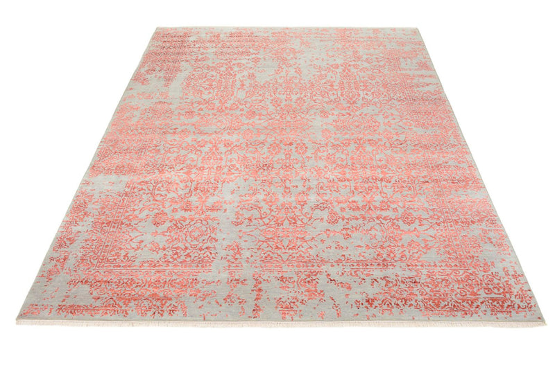 Designer tæppe - 297 x 245 cm - lysrød