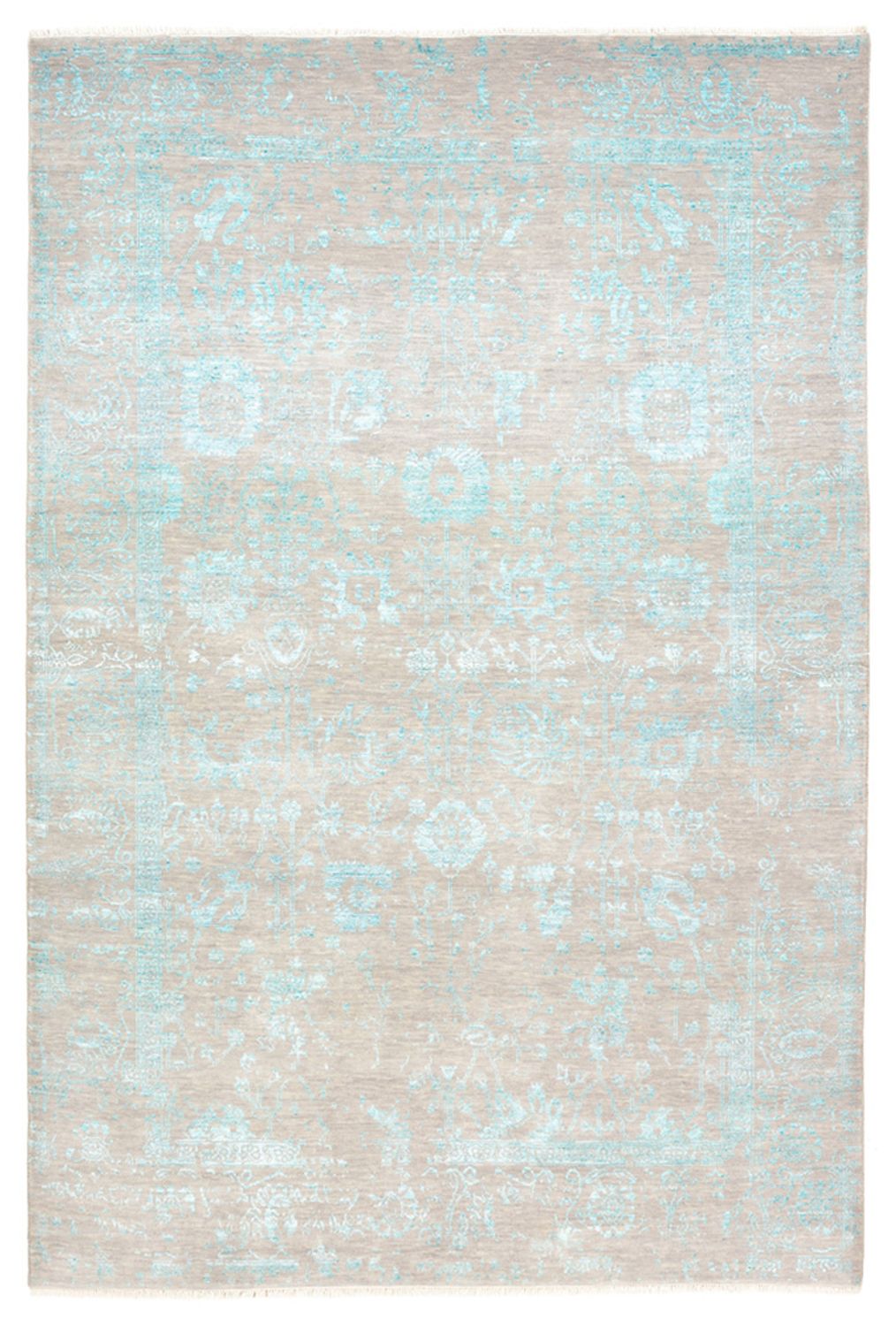 Designer tæppe - 249 x 167 cm - lysegrå